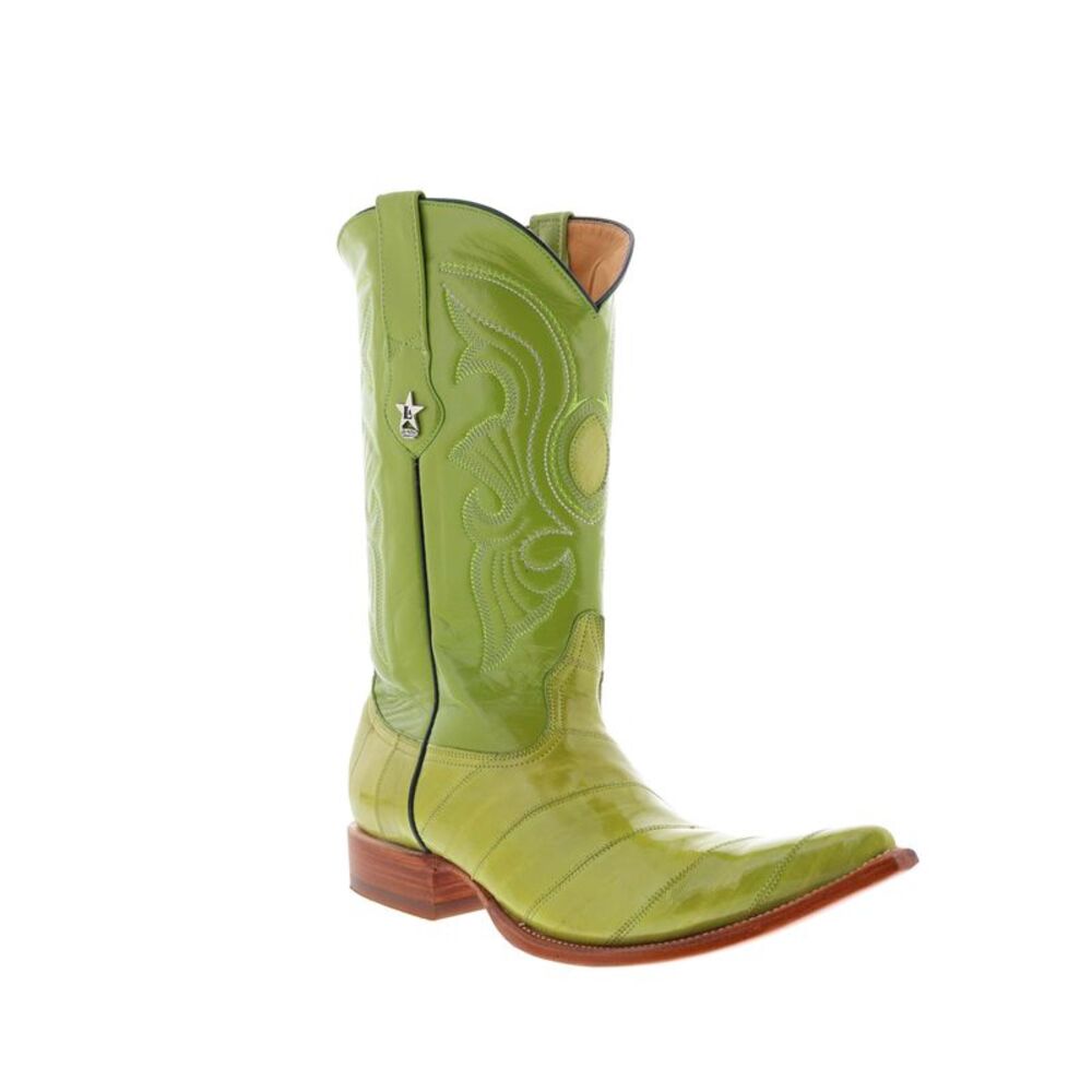 Los Altos Mens EEL Boots XXX-Toe Green Boots (NWT) - Picture 2 of 7